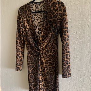 Leopard dress size S